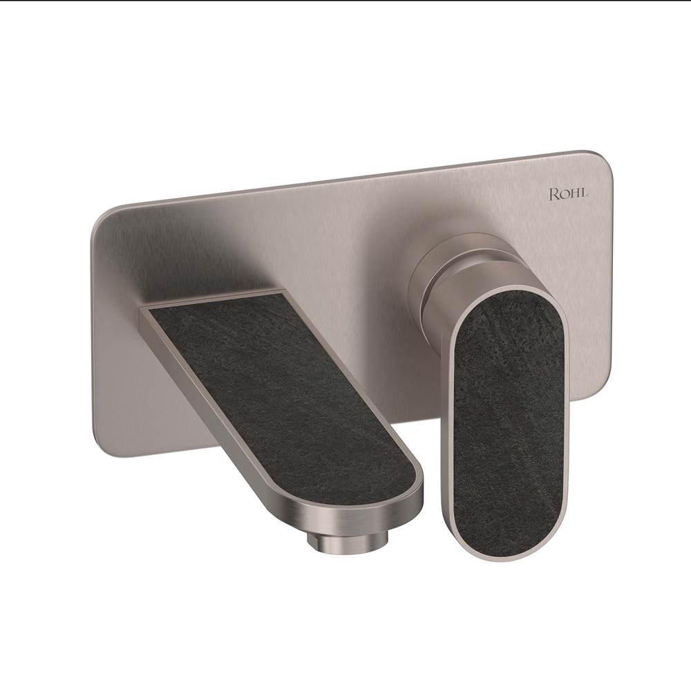ROHL MI01W2GQSTN Miscelo Wall Mount Single Handle Lavatory Faucet In Satin Nickel