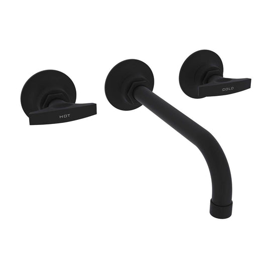 ROHL MB2030DMMBTO-2 Graceline Wall Mount Lavatory Faucet In Matte Black