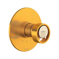 ROHL TEC47W1IWSGN Eclissi 1/2" Therm & Pressure Balance Trim with 3 Functions (No Share) In Satin Gold/Satin Nickel