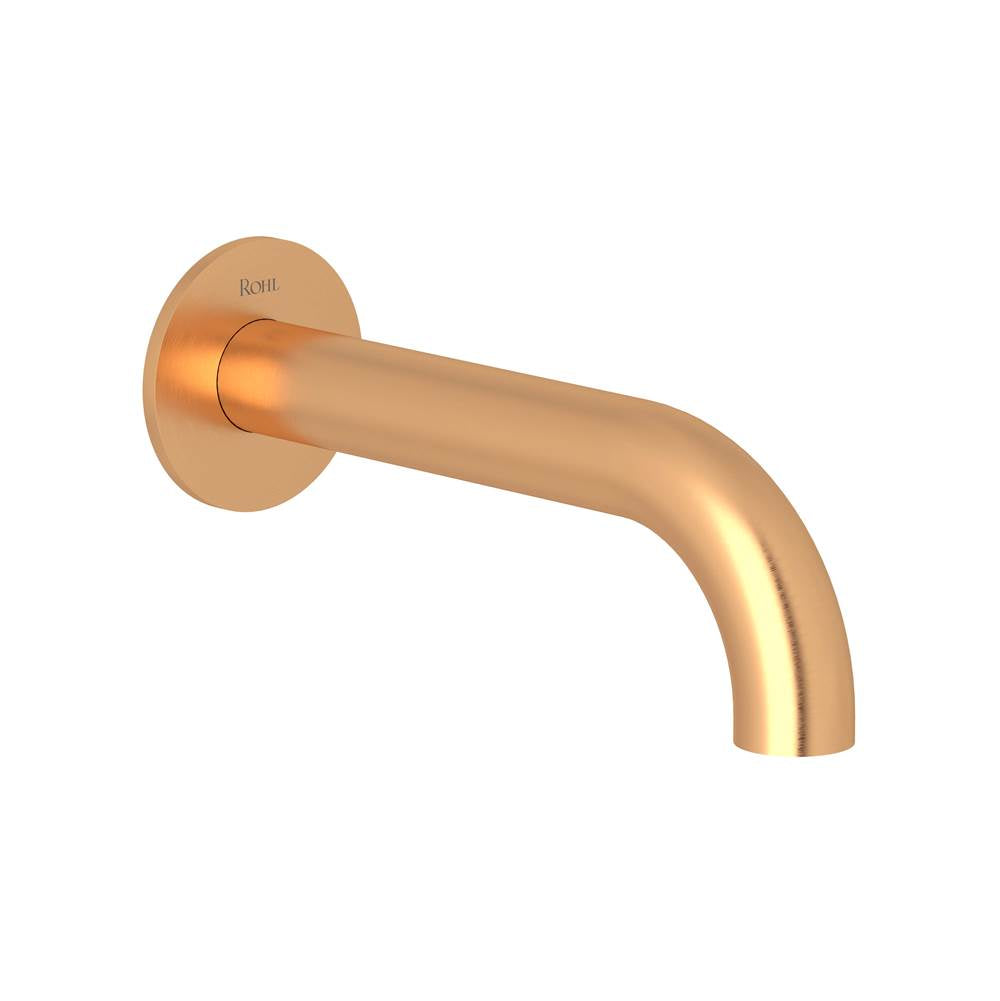 ROHL EC16W1SG Eclissi Wall Mount Tub Spout With C-Spout In Satin Gold
