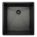 ROHL RSS1718BKS Forze 17" Single Bowl Stainless Steel Kitchen Or Bar/Food Prep Sink In Black Stainless Steel