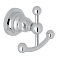 ROHL A1481LIAPC San Giovanni Double Robe Hook In Polished Chrome