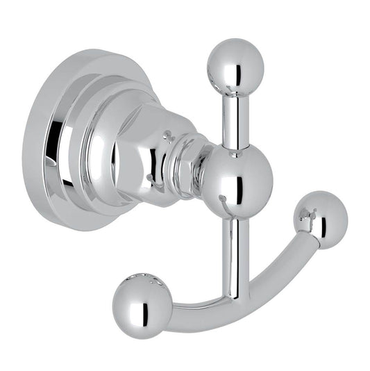 ROHL A1481LIAPC San Giovanni Double Robe Hook In Polished Chrome