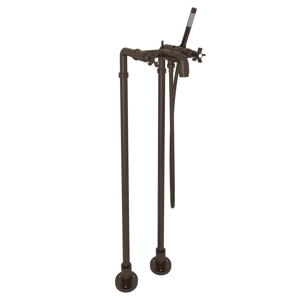 ROHL AKIT2302NXTCB San Giovanni Floor Mount Tub Filler In Tuscan Brass