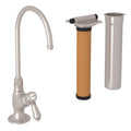 ROHL AKIT1635LMSTN-2 San Julio Filter Kitchen Faucet Kit In Satin Nickel