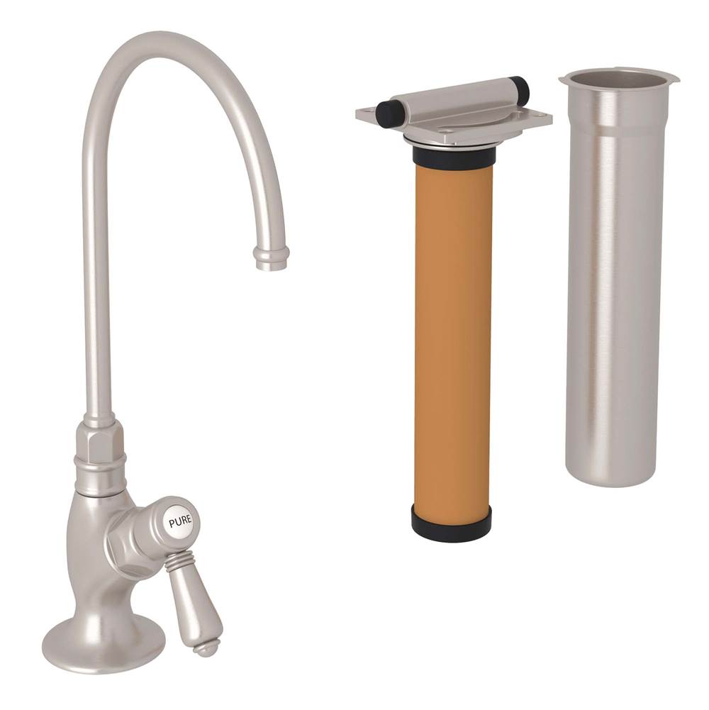 ROHL AKIT1635LMSTN-2 San Julio Filter Kitchen Faucet Kit In Satin Nickel