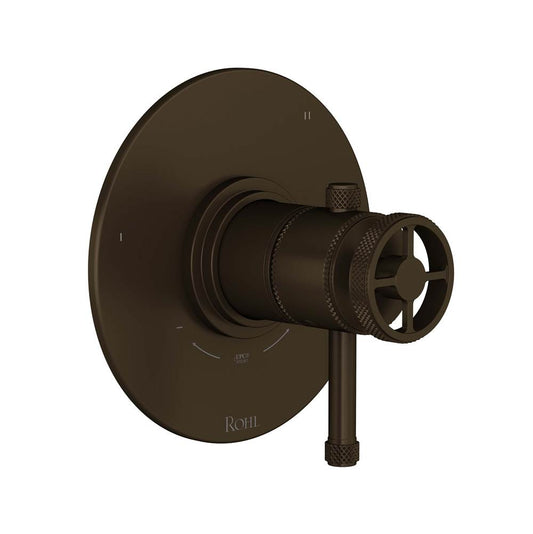 ROHL TCP47W1ILTCB Campo 1/2" Therm & Pressure Balance Trim with 3 Functions (No Share) In Tuscan Brass