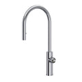 ROHL EC55D1APC Eclissi Pull-Down Kitchen Faucet With C-Spout - Less Handle In Polished Chrome