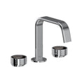 ROHL EC09D3IWPCN Eclissi Widespread Lavatory Faucet With U-Spout In Polished Chrome/Satin Nickel