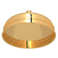 ROHL 1037/8ULB 9" Rain Showerhead In Unlacquered Brass