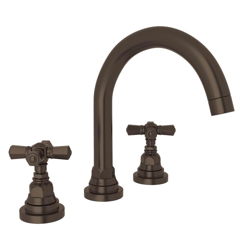 ROHL A2328XMTCB-2 San Giovanni Widespread Lavatory Faucet In Tuscan Brass