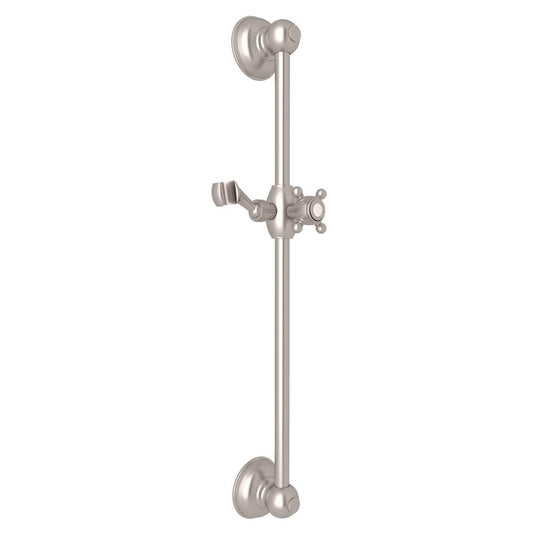 ROHL 1200STN 22" Slide Bar In Satin Nickel
