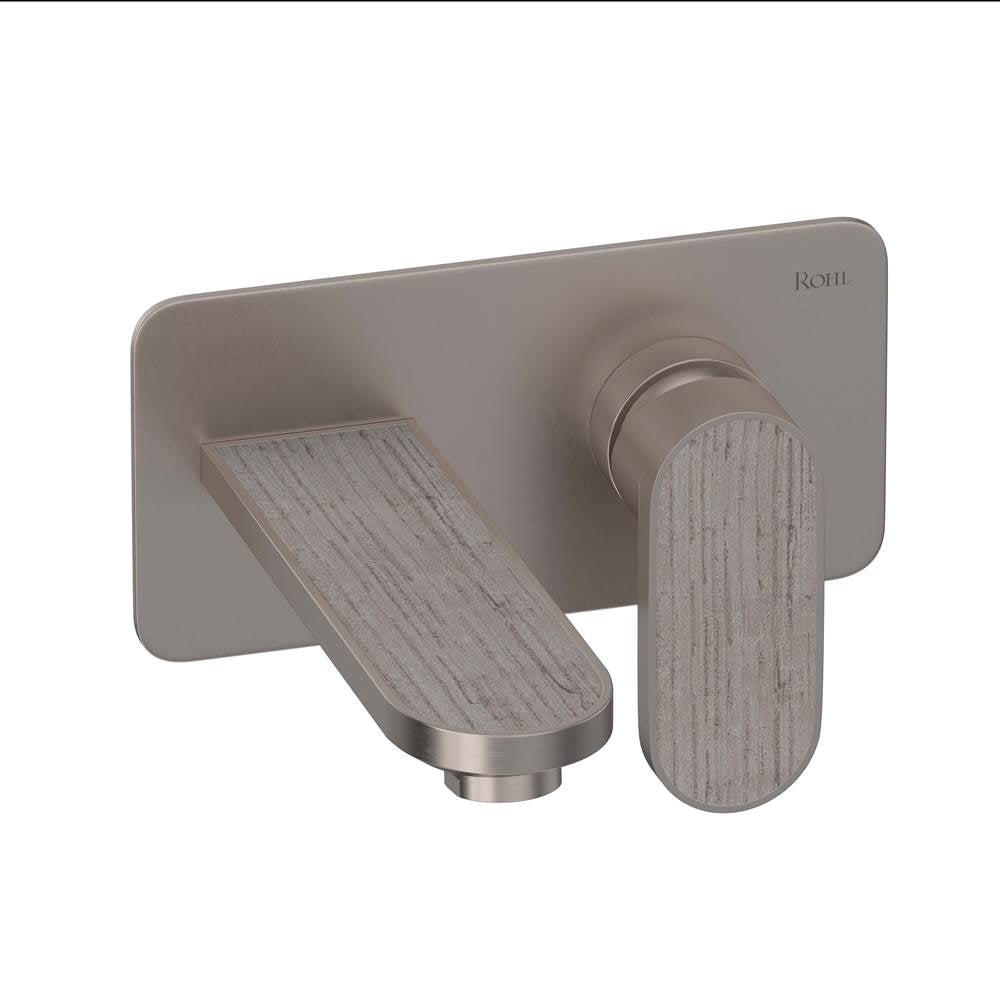 ROHL MI01W2WBSTN Miscelo Wall Mount Single Handle Lavatory Faucet In Satin Nickel