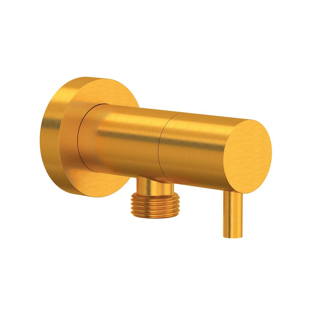 ROHL 0327WOSG Handshower Outlet With Integrated Volume Control In Satin Gold
