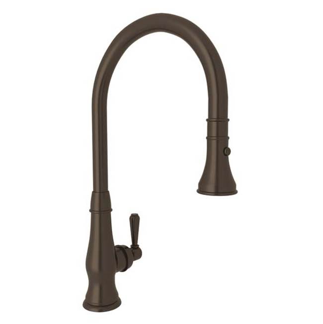 ROHL A3420LMTCB-2 Patrizia Pull-Down Kitchen Faucet In Tuscan Brass