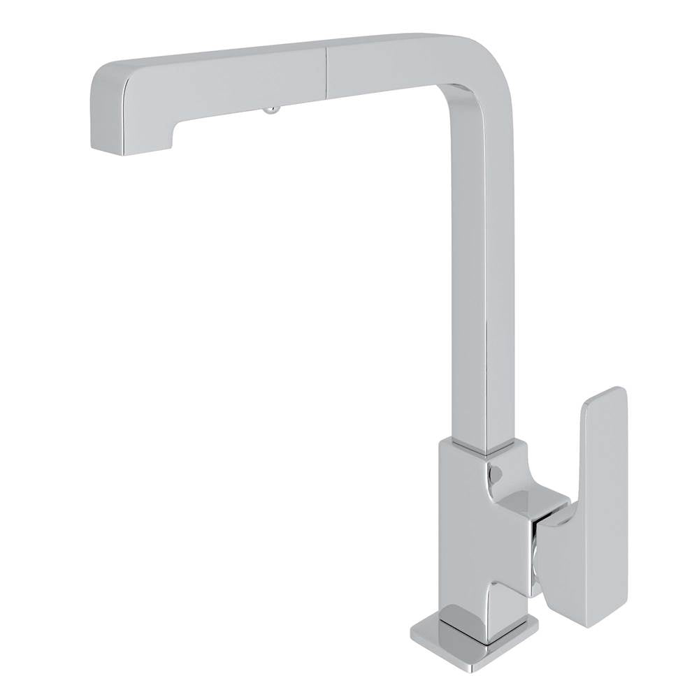 ROHL CU57L-APC-2 Quartile Pull-Out Kitchen Faucet In Polished Chrome