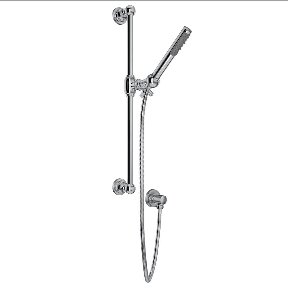 ROHL AKIT8073XMAPC Handshower Set With 21" Slide Bar and Single Function Handshower In Polished Chrome