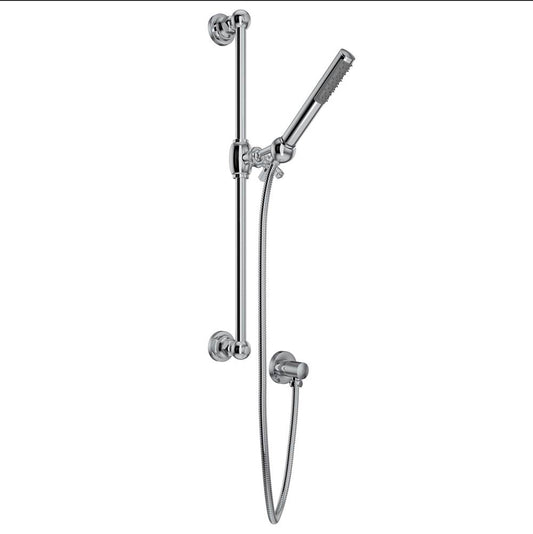 ROHL AKIT8073XMAPC Handshower Set With 21" Slide Bar and Single Function Handshower In Polished Chrome