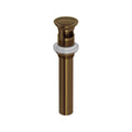 ROHL 0127DOFFB Push Drain With Overflow In French Brass