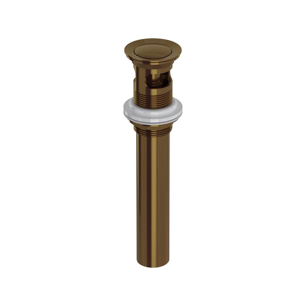 ROHL 0127DOFFB Push Drain With Overflow In French Brass