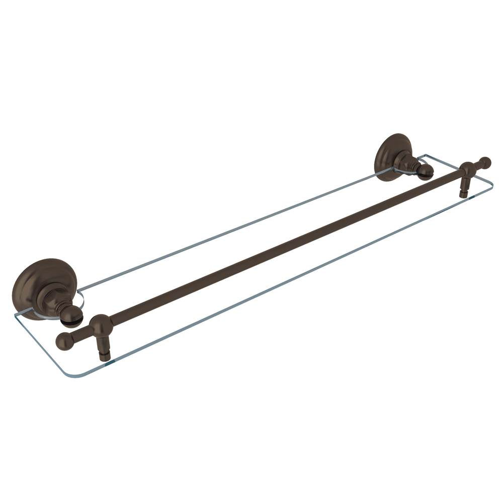ROHL A1480TCB Wall Mount Towel Shelf In Tuscan Brass