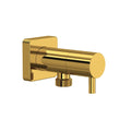 ROHL 0427WOULB Handshower Outlet With Integrated Volume Control In Unlacquered Brass