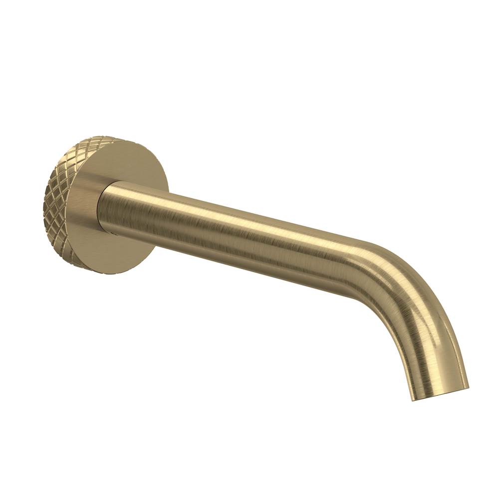 ROHL TE16W1AG Tenerife Wall Mount Tub Spout In Antique Gold