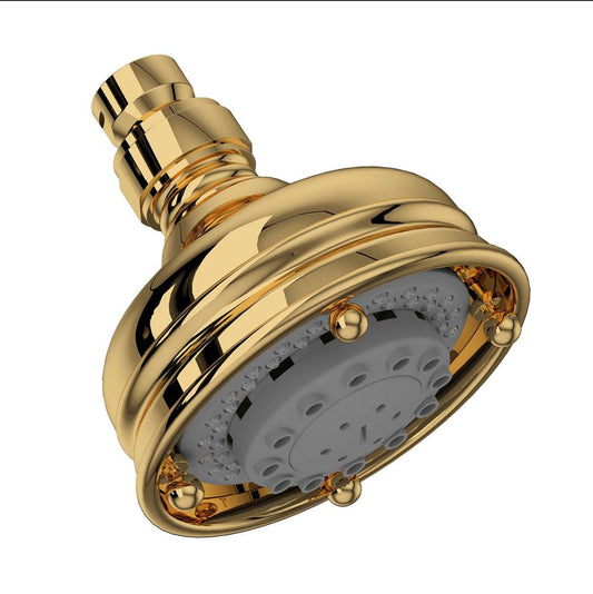 ROHL 1085/8IB 4" 3-Function Showerhead In Italian Brass