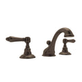 ROHL A1408LMTCB-2 Viaggio Widespread Lavatory Faucet With Low Spout In Tuscan Brass
