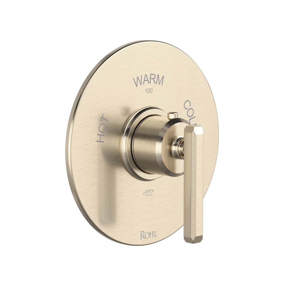ROHL TAP13W1LMSTN Apothecary 3/4" Thermostatic Trim Without Volume Control In Satin Nickel