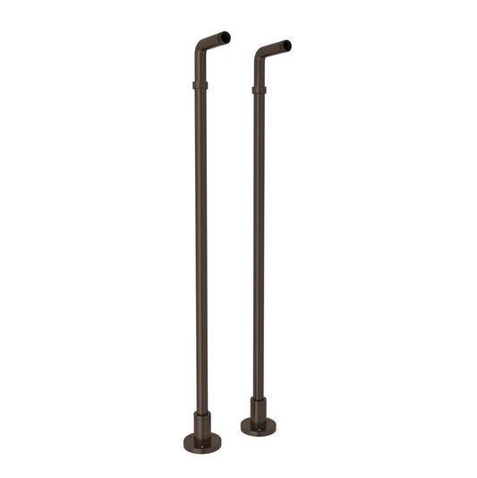 ROHL ZA386-TCB Floor Pillar Unions In Tuscan Brass