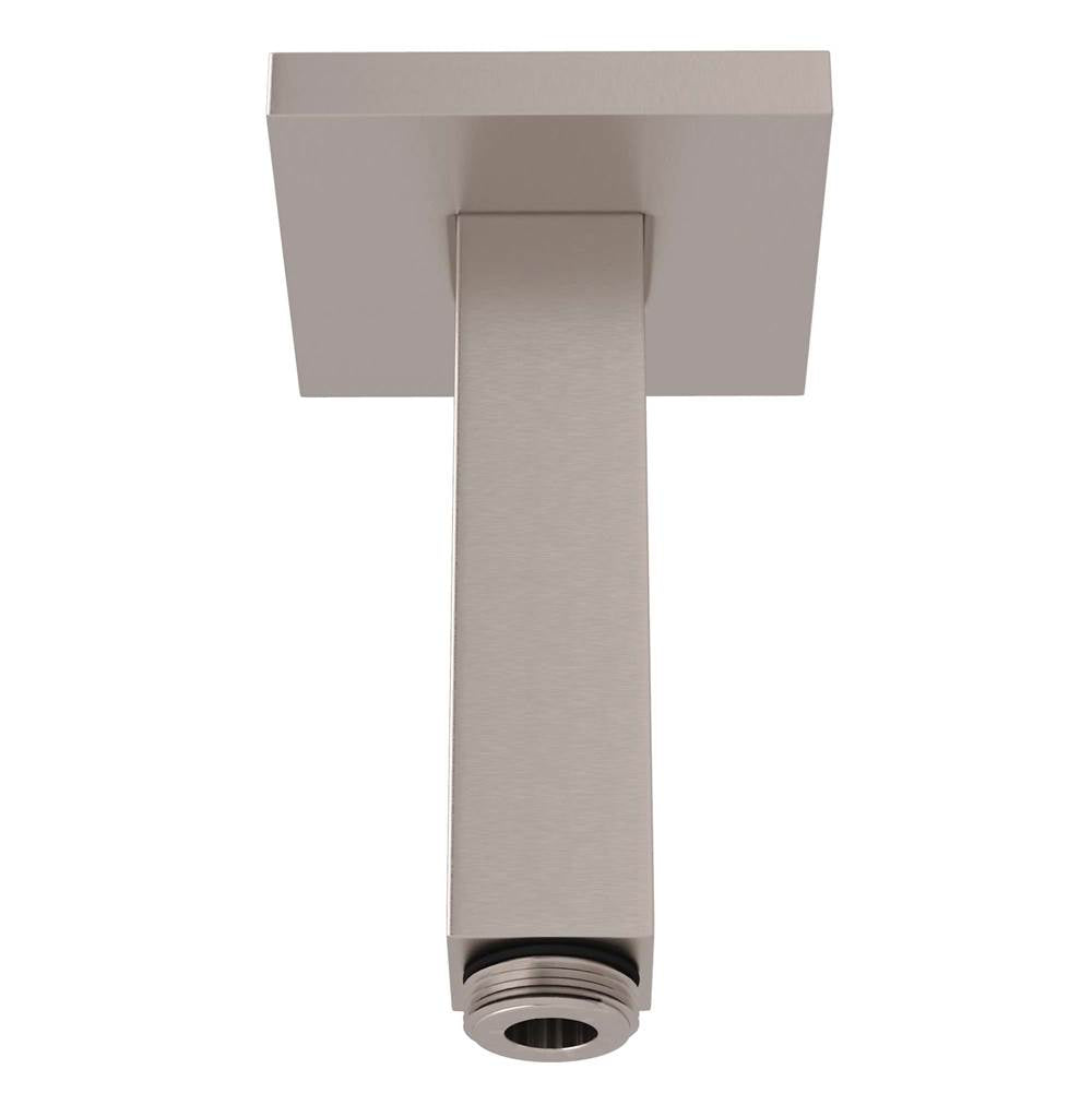 ROHL 1510/3STN 3" Ceiling Mount Shower Arm With Square Escutcheon In Satin Nickel