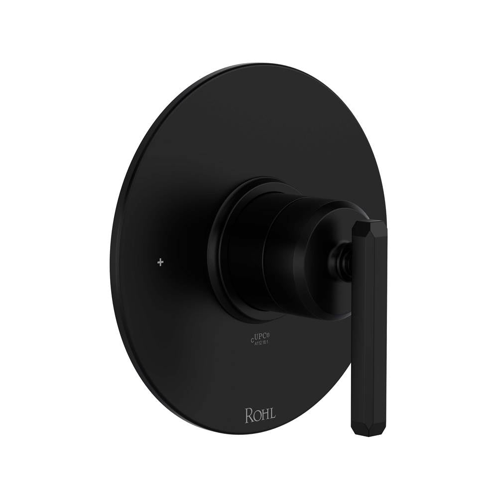 ROHL TAP51W1LMMB Apothecary 1/2" Pressure Balance Trim In Matte Black