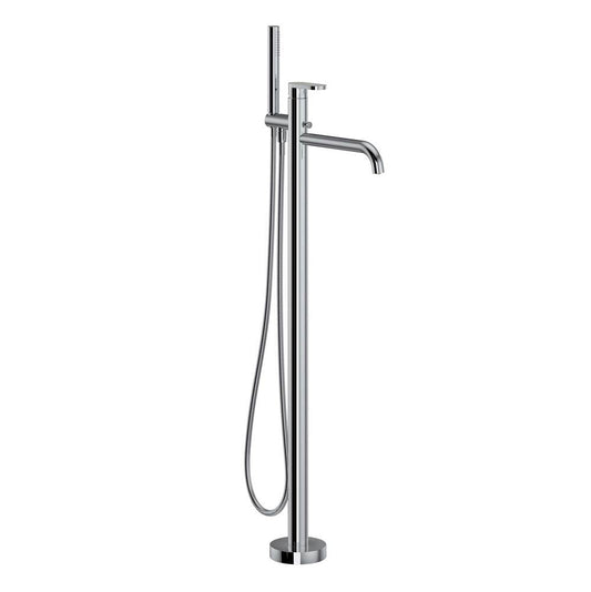 ROHL MI05F1SDAPC Miscelo Single Hole Floor Mount Tub Filler Trim In Polished Chrome