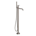 ROHL MI05F1BLSTN Miscelo Single Hole Floor Mount Tub Filler Trim In Satin Nickel