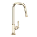 ROHL MB7956LMSTN Graceline Pull-Down Kitchen Faucet With U-Spout In Satin Nickel