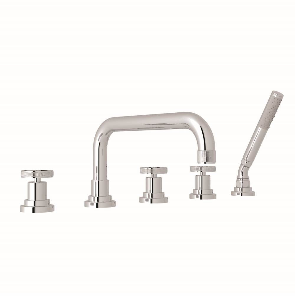 ROHL A3314IWAPC Campo 5-Hole Deck Mount Tub Filler In Polished Chrome