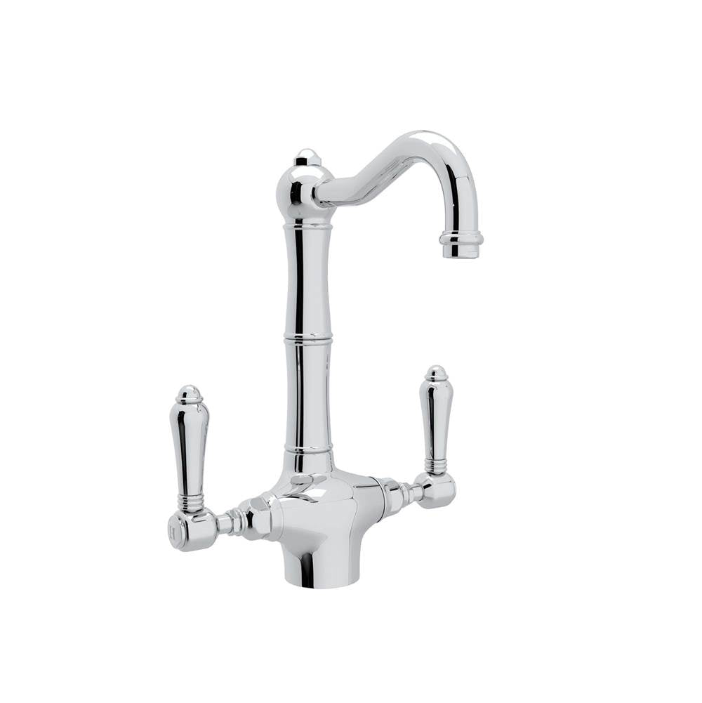 ROHL A1680LMAPC-2 Acqui Two Handle Bar/Food Prep Kitchen Faucet In Polished Chrome