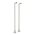 ROHL ZA386-PN Floor Pillar Unions In Polished Nickel
