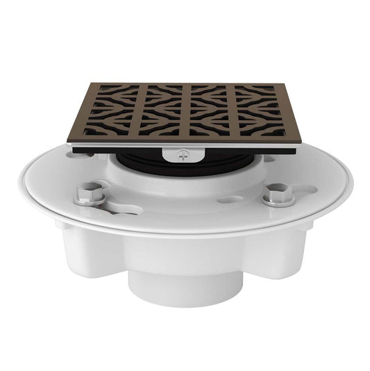 ROHL SDPVC2/3-3146TCB PVC 2" X 3" Drain Kit With 3146 Petal Decorative Cover In Tuscan Brass
