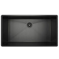 ROHL RSS3016BKS Forze 30" Single Bowl Stainless Steel Kitchen Sink In Black Stainless Steel
