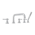 ROHL A3314ILAPC Campo 5-Hole Deck Mount Tub Filler In Polished Chrome