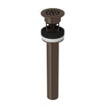 ROHL 7444TCB Grid Drain With Overflow In Tuscan Brass
