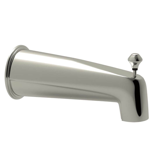 ROHL RT8000PN Wall Mount Tub Spout With Diverter In Polished Nickel