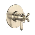ROHL TAC44W1LMSTN Arcana 1/2" Therm & Pressure Balance Trim with 2 Functions (No Share) In Satin Nickel