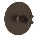 ROHL A4214XMTCB Lombardia 3/4" Thermostatic Trim Without Volume Control In Tuscan Brass