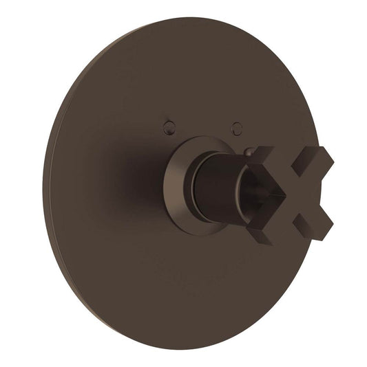 ROHL A4214XMTCB Lombardia 3/4" Thermostatic Trim Without Volume Control In Tuscan Brass