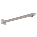 ROHL 1410/16STN 17" Reach Wall Mount Shower Arm With Square Escutcheon In Satin Nickel