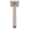 ROHL 1510/6STN 6" Ceiling Mount Shower Arm With Square Escutcheon In Satin Nickel