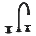 ROHL MB2019DMMB-2 Graceline Widespread Lavatory Faucet With C-Spout In Matte Black